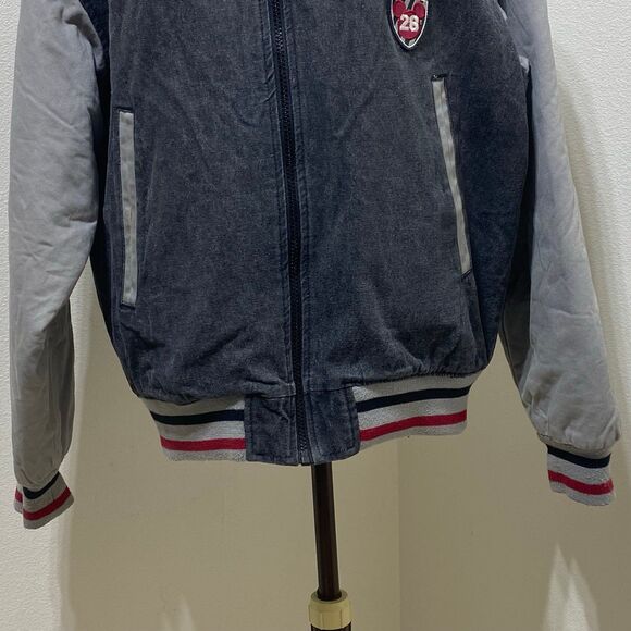 Disney Store Mickey Mouse Letterman/ Bomber Jacket Size Small Full Zip - Picture 4 of 9